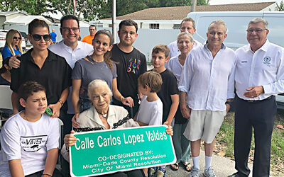 EL MECÁNICO DE LA LIBERTAD YA TIENE SU CALLE EN MIAMI