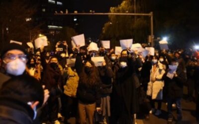 Las protestas contra la política de ‘cero covid’ llegan a las calles de Pekín