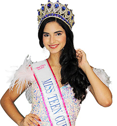 Es Jasmine Liz Martínez de Hialeah. Una bella joven se pone la gran franja de Miss Teen Cuba Universe por un año