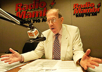 LIBRE y figuras de la radio honran la memoria de Pérez Roura en el segundo aniversario de su muerte