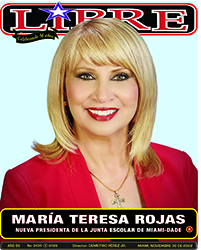 Electa María Teresa Rojas. Nueva presidenta de la Junta Escolar de Miami-Dade