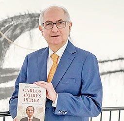 ﻿Ledezma presentó el libro del estadista. ﻿Carlos Andrés Pérez fue un artífice sabio en controlar las conspiraciones  militares”