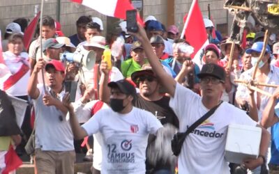 Manifestantes se toman  Lima para exigir renuncia de Boluarte