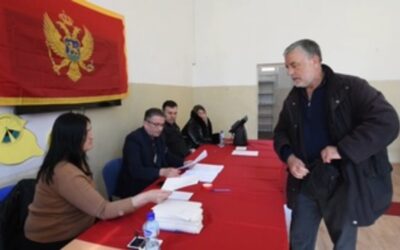 Termina la votación en las elecciones presidenciales en Montenegro