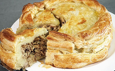 LIBRE EN LA MESA. Pastel de Pollo