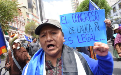 Afines a Morales en Bolivia presionan para que ente electoral no anule el congreso del MAS