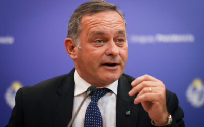 Álvaro Delgado anuncia su precandidatura por el  Partido Nacional en Uruguay