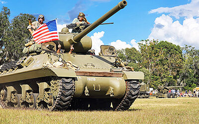 ﻿José Salas, instructor venezolano en EE.UU. ﻿Los veteranos revivieron episodios de la II guerra en campos de Zephyrhills