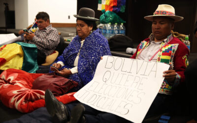 Diputados «evistas» se declaran en huelga de hambre para exigir elecciones judiciales