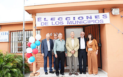 En los Municipios de Cuba en el Exilio. Simón Sánchez presidente y cinco miembros provinciales en el Ejecutivo Nacional