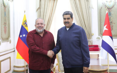 Maduro recibe en Caracas al primer ministro de Cuba para revisar la cooperación bilateral