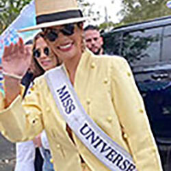 ﻿Miss Universo estuvo en “tour” de cabalgata de paso fino en West Kendall