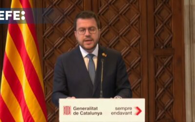 Aragonès adelanta las elecciones por los «vetos cruzados» y las «irresponsabilidades»