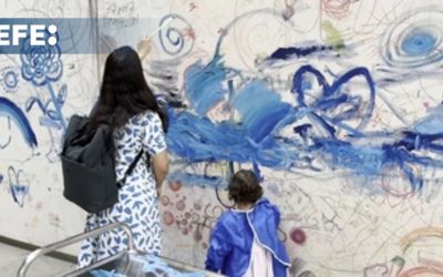El ‘jardín inundado’ de Oscar Murillo convierte a los niños en artistas en la Tate Modern