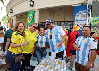 Miami quedó paralizada por el fútbol. Argentina acabó con el gran sueño de Colombia en la Copa