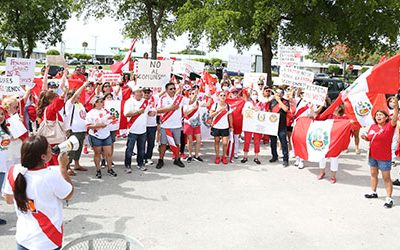 ﻿Fiesta de la independencia Inca en Miami. ﻿Ojalá nunca el comunismo llegue a nuestro país, es lo que claman los peruanos