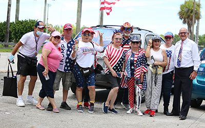 En Hialeah, marcha de la solidaridad con Trump. Fue el peor y más triste día para la democracia de los Estados Unidos