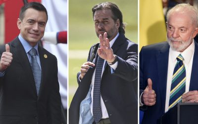 Daniel Noboa, el presidente suramericano mejor valorado, seguido de Lula y Lacalle Pou