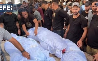 Al menos 22 muertos, incluidos trece niños, en ataque israelí contra una escuela en Gaza