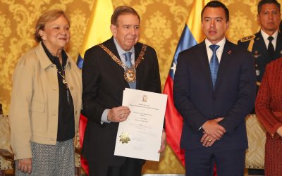 María Corina Machado agradece a Ecuador por «su compromiso con la democracia» en Venezuela