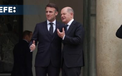 Macron y Scholz insisten en la unidad europea y en la defensa de sus intereses ante Trump