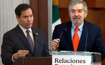 Marco Rubio y el canciller mexicano hablan sobre fentanilo y vuelos de deportación