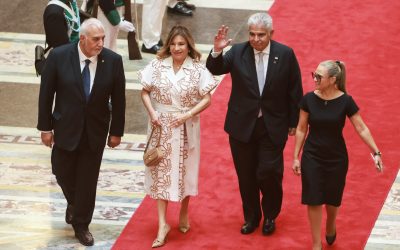 El presidente panameño se reúne en Uruguay con sus homólogo de Alemania y Paraguay y con el rey Felipe VI