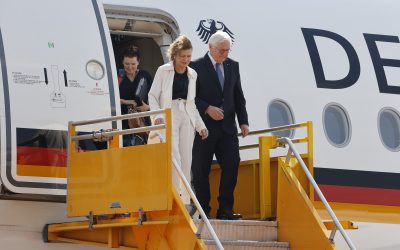 Presidente alemán Steinmeier llega a Paraguay como parte de su gira por Suramérica