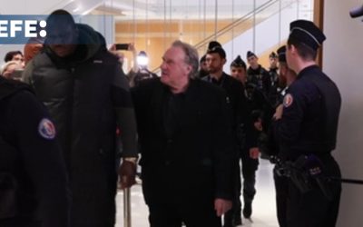 Depardieu, juzgado por primera vez en París por agresiones sexuales a compañeras de rodaje