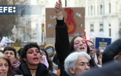 Marchas feministras en todo el mundo por la igualdad y contra la violencia machista