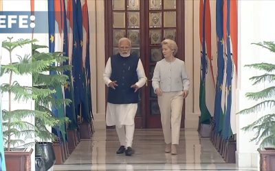 Von der Leyen confía en que India y UE concluyan un acuerdo de libre comercio este año