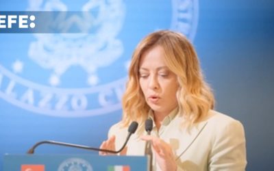 Meloni agradece a Erdogan la cooperación con Turquía para frenar la migración irregular