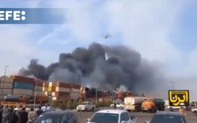 Sube a 40 la cifra de muertos por una gran explosión en un puerto iraní