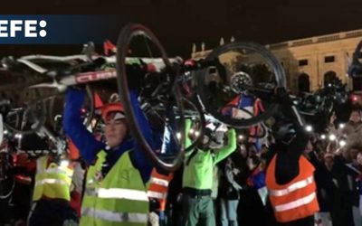 Desde Serbia hasta Estrasburgo en bici y contra la corrupción
