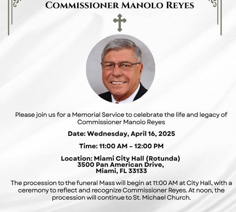 In Loving Memory of Commissioner Manolo Reyes
