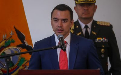 Noboa amplía su «guerra» al crimen organizado en Ecuador a grupos disidentes de las FARC