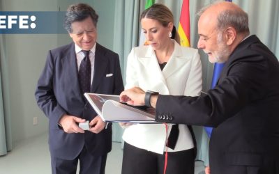 Guardiola destaca en la Expo de Osaka el potencial cultural y económico de Extremadura