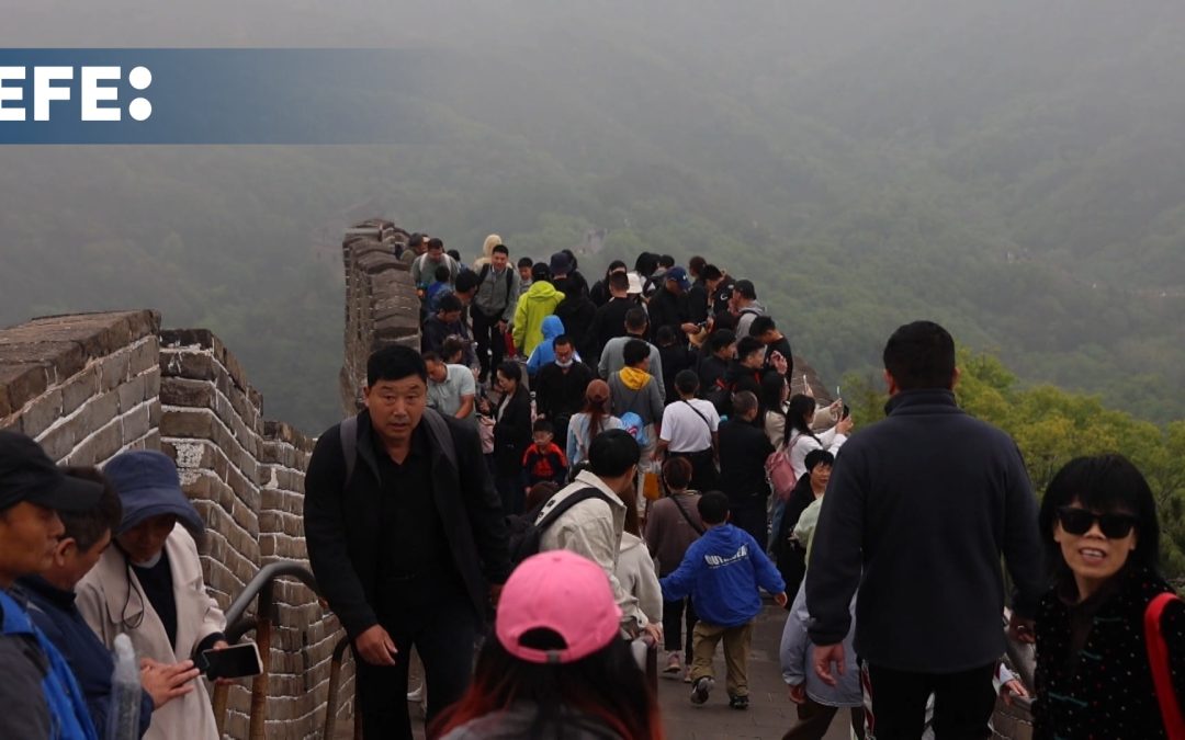 Los viajes turísticos domésticos en China aumentan un 6,4 % interanual en puente de mayo