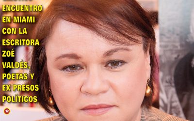 ﻿Zoé Valdés con LIBRE en el Pen Club de Escritores. ﻿‘Marco Rubio podría quizás ser la clave para concretar la libertad en Cuba’