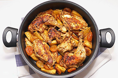 ﻿LIBRE EN LA MESA. Pollo Asado en Cazuela