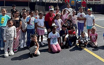 ﻿¡Día del Pelo Loco en el campamento de verano de Lincoln-Martí School 1001!