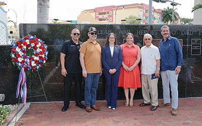 ﻿La alcaldesa de Hialeah en Memorial Day. ﻿Vivimos y estamos en paz gracias a la valentía de nuestros héroes
