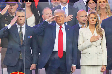 ﻿Trump celebra por todo lo alto el 250 aniversario del ejército de EE.UU.