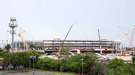 ﻿A marchas forzadas el Miami Freedom Park. ﻿El mundial de 2026 ya está a la vuelta de la esquina en Miami