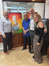 ﻿El Embajador Armando Valladares. ﻿De brillante diplomático a un ingenioso pintor