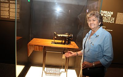 ﻿Increíbles historias en el nuevo museo. ﻿Los refugiados y los niños abrazaron el gran sueño de la preciada libertad