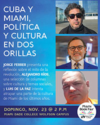 ﻿Feria del Libro de Miami 2025: Fin de semana