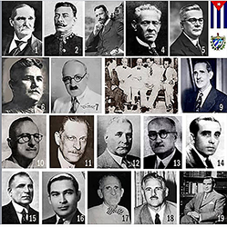 Los 19 Presidentes antes de 1959