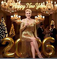 Hoy todo el mundo gritará: ¡Feliz Año nuevo y mucha prosperidad!