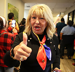 ﻿Abrumadora votación en Miami de hondureños. ﻿Lo más importante es que pasamos del socialismo hacia la plena democracia